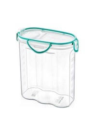 Resim Kilitli Kapaklı Contalı Hava,su Sıvı Geçirmez 2,4 Litre Erzak Saklama Kabı-sa590 Şeffaf 