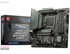 Resim MSI MAG B660M Bazooka DDR4 Intel B660 Soket 1700 DDR4 Anakart 