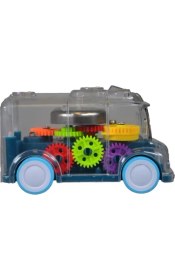 Resim Ctoys Işıklı Sesli Şeffaf Minibüs Mavi 