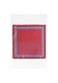 Resim AC&Co / Altınyıldız Classics Erkek Bordo-mavi Desenli Mendil Bordo - Mavi 