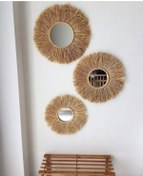 Resim Makrome Style Ayna .Rafya Ayna 