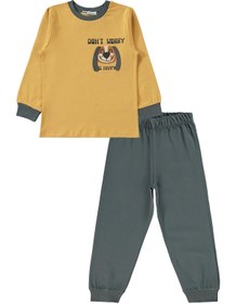 Resim Civil Boys Köpek Baskılı 2-5 Yaş Pijama Takımı - Mavi - İndigo / 2-3 Yaş 