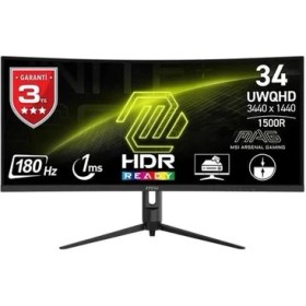 Resim Msı 34" Va Mag 342CQR E2 1ms 180HZ Hdmı-Dp Kavıslı Gamıng Monitör 3440X1440 