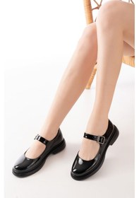 Resim Ysn-4444 Siyah Rugan Günlük Bayan Ayakkabı Beyaz 