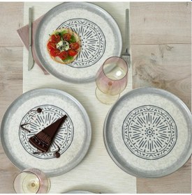 Resim Keramika Stone Nordic Servis Tabağı 28 Cm 6 Adet 21427 