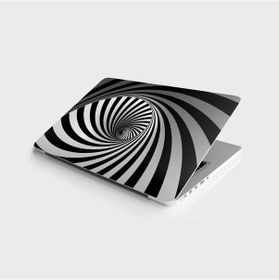 Resim Laptop Sticker Notebook Pc Kaplama Etiketi Dönence Siyah 