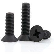 Resim M4 X 6Mm Düz Başlı Plastik Civata Vida Siyah X 5 Adet Rf050 Diğer