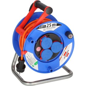 Resim Garant Serisis IP44 Lisanslı 25 Metre Makaralı Uzatma Kablosu Turuncu 