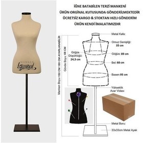 Resim Videolu Ürün-38 Beden Iğne Batabilen Terzi Mankeni Prova Mankeni 527200753 