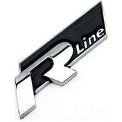 Resim R-line Civatalı Panjur Arması-siyah / Yacı149 