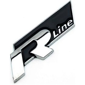 Resim R-line Civatalı Panjur Arması-siyah / Yacı149 