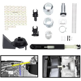 Resim fkoto Ford Focus Mk2 Mk2.5 Kaput Kilit Şifre Takımı Komple 2005--2011 