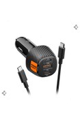 Resim Spigen 113W USB-C + USB-A 3 Port Araç içi Hızlı Şarj Aleti + 100W Kablo PPS 2.0 Güç Adaptörü - ACP09543 