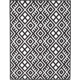 Resim Baskılı Bulaşık Kurutma Matı 46x36 Cm Kurulama Bezi Örtüsü Mf-057 Siyah 