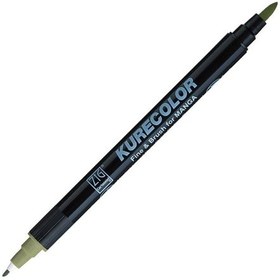Resim Zig Kurecolor Fine Brush Manga Marker Çizim Kalemi 841 Pale Gray 