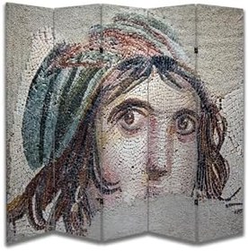 Resim Motifli Özel Tasarım Paravan Room Divider PRV1215, 180 x 180 