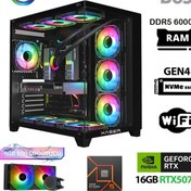 Resim Xaser Velox X450 R5 7600 32 GB 1 TB SSD 16 GB RTX5070Tİ Free Dos Masaüstü Oyuncu Bilgisayar 