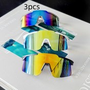 Resim Çiftler İçin İdeal Seçim Süper İndirimli 3 Adet Y2K Unisex Moda Cyberpunk Trend Güneş Gözlüğü En Ucuz Hediye 