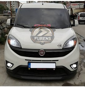 Resim Fiat Doblo 4 2015-2023 Uyumlu H Lip Esnek Ön Lip 2 Parça Karlık Ön Ek Tampon Altı Dill 