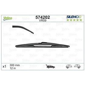 Resim VALEO 574202 Silecek Supurgesi Arka Vm59 310Mm ( Renault : Scenic III Grand Scenic III Ford : Focus II Fiesta VI ) 1462914 6272313 (WA284164) 