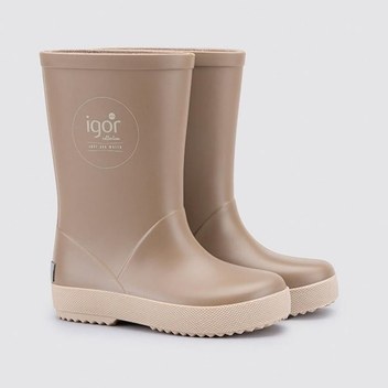 Igor Yağmur Çizmesi W10293 Splash Dk Borreguıto Elmwood/beige Koyu Kahverengi - Bej