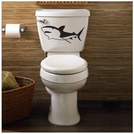 Resim TSC Wc Klozet için Köpek Balığı Sticker Yapıştırma Md2 