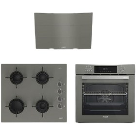 Resim Arçelik AFC340G - OCDT601EG - 14YEG Grion Gri Ankastre Set 