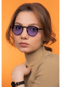 Resim Lunox LNX001 Lucia Siyah Mor Cam Unisex Güneş Gözlüğü 