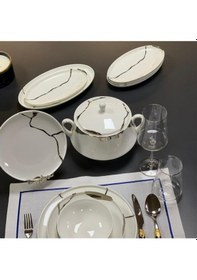 Resim Leggno Chester Premium Silver Chep1001set24s 24 Parç. Yemek Tak 