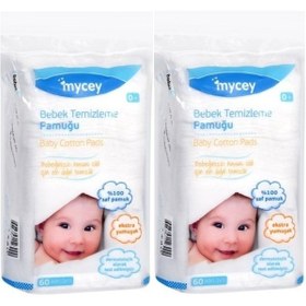 Resim Mycey Bebek Temizleme Pamuğu 120 Adet 2pk 60 