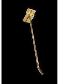 Resim Kanallı Pano Kancası 20 Cm Gold Kaplama Raf Askısı Raf Kancası Mağaza Düzenleme 10 Adet 