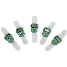 Resim 5 Adet Dijital Zikirmatik Sayaç Tesbih Yeşil 