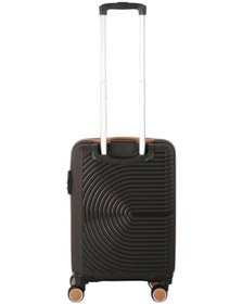 Resim Mçs Bavul Orta Ve Kabin 2li Set Silikon Valiz V374 Kahve/şamp Kahverengi 