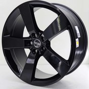 Resim R1 Wheels 22 inç 5*120 ET44.5 Siyah Jant Takımı (J-671) 