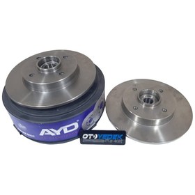 Resim Citroen C4 (2004-2011) 1.6-1.4 Arka Fren Disk Takımı Poryalı Rulmanlı 249mm (AYD) 