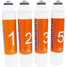 Resim Sulook Oscarwater Tak Çevir Waterlife Su Arıtma Uyumlu 4'lü Usa Filtre Seti 