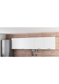 Resim Minar 280 Cm Mutfak Dolabı Beyaz 280-B2-Üst Modül Beyaz 