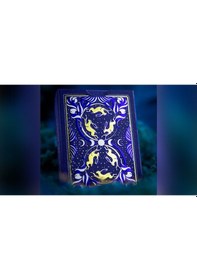 Resim Cartamundi Under The Moon Midnight Blue Premium Oyun Kağıdı Limited Edition Koleksiyonluk İskambil Kartları 