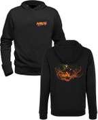 Resim Alfa Tshirt Naruto Resimli Baskılı Siyah Ön Arka Çocuk Baskılı Sweatshirt 