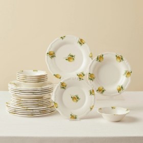 Resim Karaca Lemonade 24 Parça 6 Kişilik Yemek Takımı Çok Renkli 