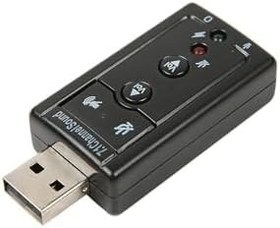 Resim 7.1 Ses Kartı USB 2.0 Çevirici Dönüştürücü Audio Win XP 7 8 Mac Uyumlu, DRWLSESKARTI2023 