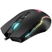 Resim Geeroyoo Onıkuma Cw905 Kablolu Oyuncu Mouse - 6400dpı Ayarı, Rgb Işıklandırma, 7 Programlanabilir Tuş, Ergonomik Siyah Tasarım 