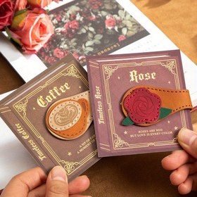 Resim 1 adet Vintage Kahve ve Gül Sahte Deri Kitap İşareti Manyetik Sayfa Tutucu - Altın Detaylı Çift Taraflı Tasarım, Kitap Severler, Arkadaşlar ve Aileler için İdeal, Hediye Ürünü | Vintage Kahve Tasarımı | Dayanıklı Sahte Deri, Kitaplar için Kitap İşaretleri 