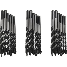 Resim Explosion1 18 Adet Seramik Karo Matkap Bitleri Cam Için Ayarlanmış Duvar Matkap Bitleri 6 6 8 8 10 12MM Boyutunda Ahşap Tungsten Karbür Ucu (Yurt Dışından) 