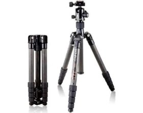 Resim Benro C-1690Tb0 Carbon Fiber Travel Angel Tripod Top Kafa İle 