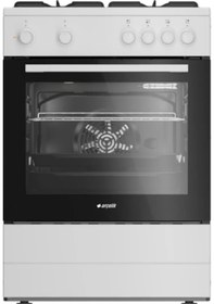 Resim Arçelik F 8440-1 B 66 L Ocaklı Fırın Beyaz 