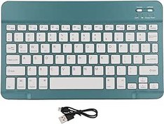 Resim 2.4G Kablosuz Klavye, Taşınabilir İnce Tablet Klavye, Mini Kompakt Şarj Edilebilir Klavye, Kilit Ekranı İşlevli, Android, Windows, Telefonlar, Tabletler, Dizüstü Bilgisayarlar için (Qingshandai) 