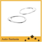 Resim Lasonstiges Mazda 3 / Axel 03-08- İçin Krom Oval Yan İşaretleyici Işık Trim 