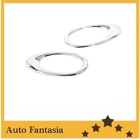 Resim Lasonstiges Mazda 3 / Axel 03-08- İçin Krom Oval Yan İşaretleyici Işık Trim 