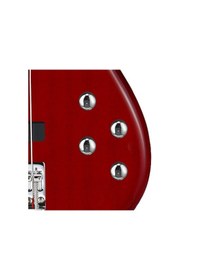 Resim Cort Ab5Plustr Bas Gitar Aktif 5 Telli Trans Kırmızı Pseb1-5/F 